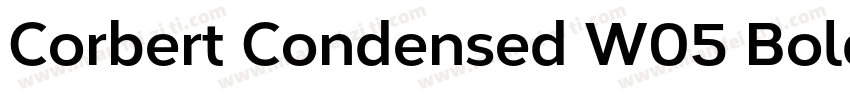Corbert Condensed W05 Bold It字体转换